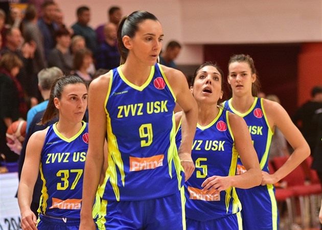 Basketbalistky USK vyučovaly v Chomutově, Hradec přemohl Slavii