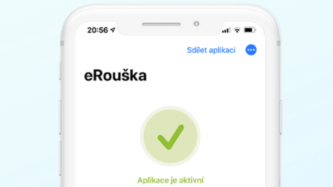 SMS kódy začínají pozitivně testovaným do aplikace eRouška chodit automaticky