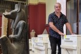 Exponáty z výstavy Sluneční králové se vrátily domů. Egypťané pečlivě kontrolovali, zda nejsou poškozené