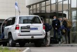 Proruští separatisté v Doněcku ukončili blokádu hotelu s pozorovateli OBSE. Údajně kvůli covidu