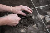 Plochý kámen s rýhami. Archeologové v severním Ománu objevili herní desku starou 4000 let