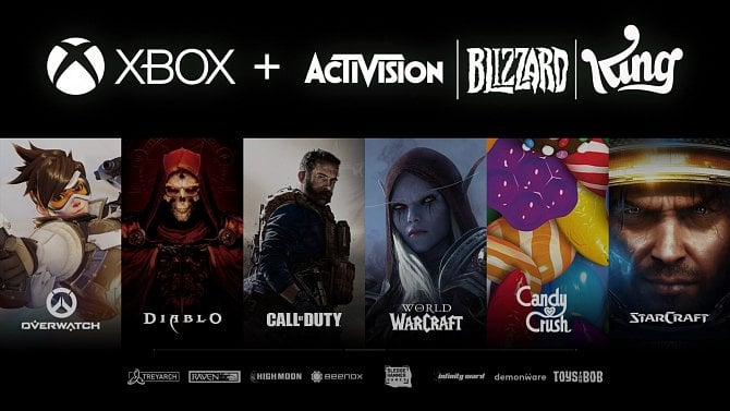 Microsoft chce za 70 miliard USD koupit tvůrce World of Worcraft Activision Blizzard