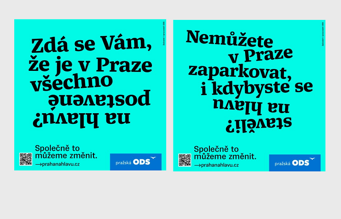 ODS v Praze uvedla kampaň, ve které vyzývá ke změně