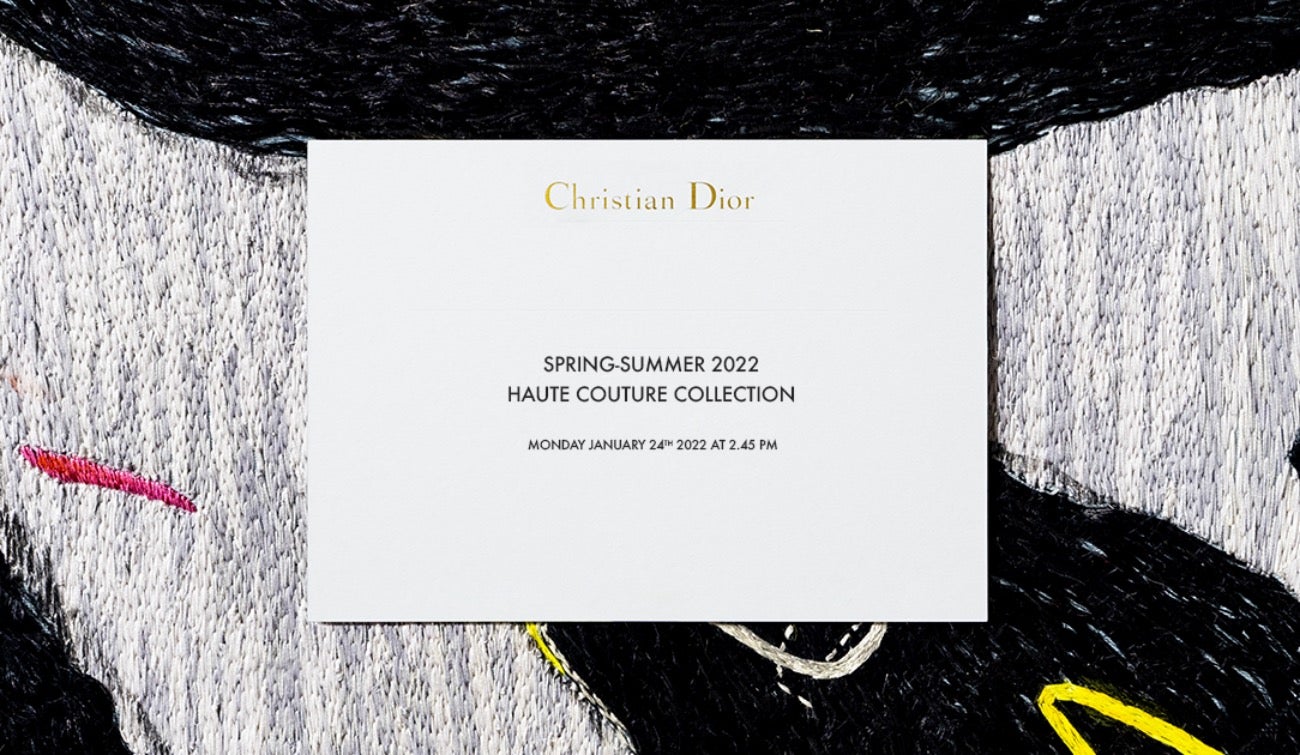 Živě z Paříže: Dior Haute Couture jaro-léto 2022