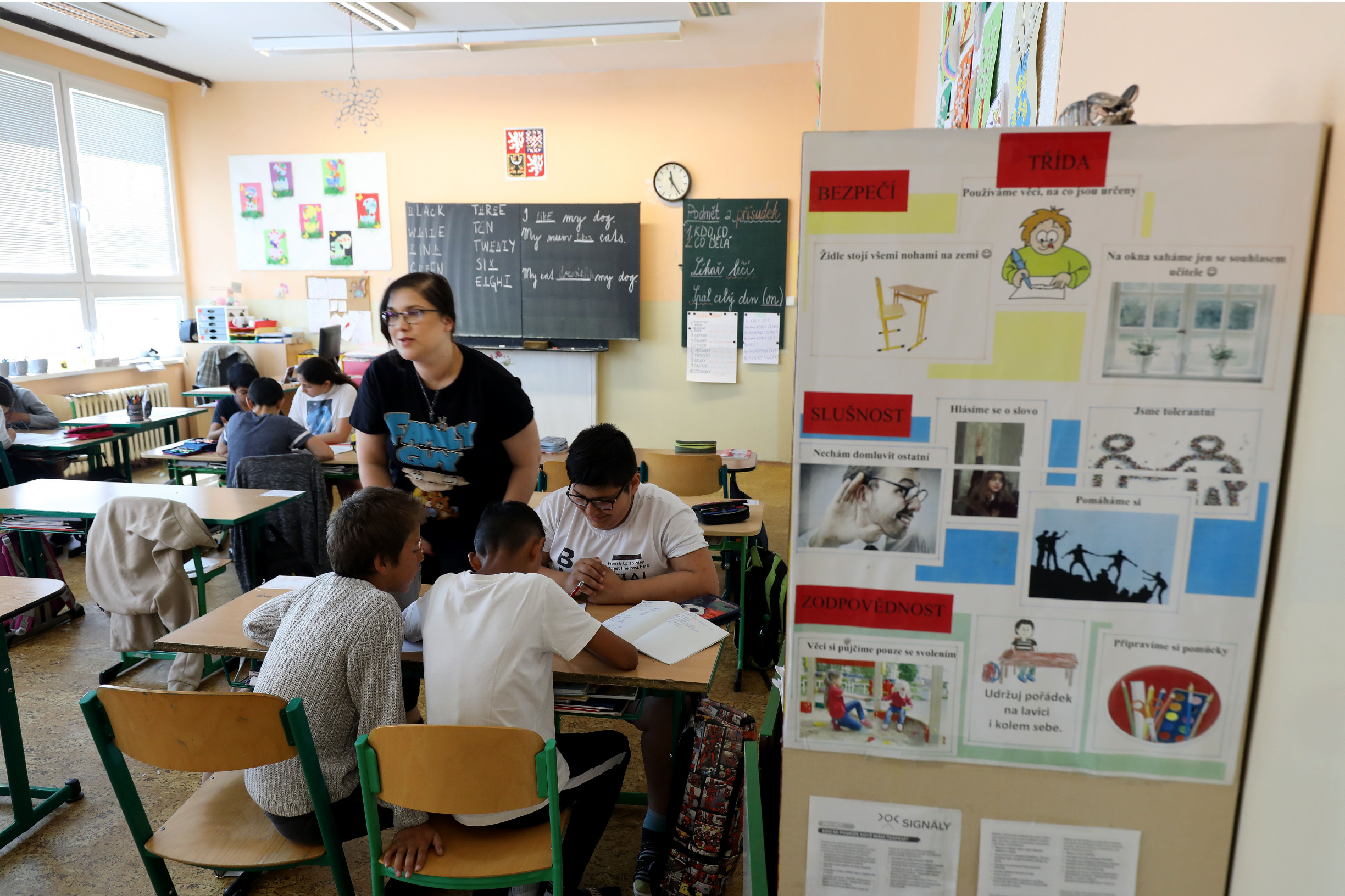 Chanovská škola ochranku na problémové žáky nepotřebuje, děti se snaží motivovat chválením