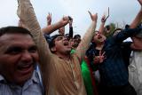Policie v Pákistánu pozatýkala na demonstraci 200 příznivců expremiéra Chána