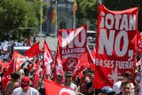 V Madridu protestovaly na dva tisíce lidí, vadí jim nadcházející summit NATO i výdaje na zbrojení