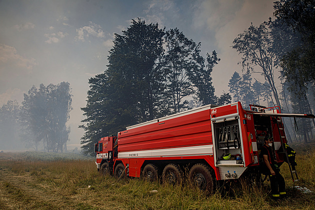 Tatrovácké speciály v Hřensku: hasiči si přivezli pojízdný rybník