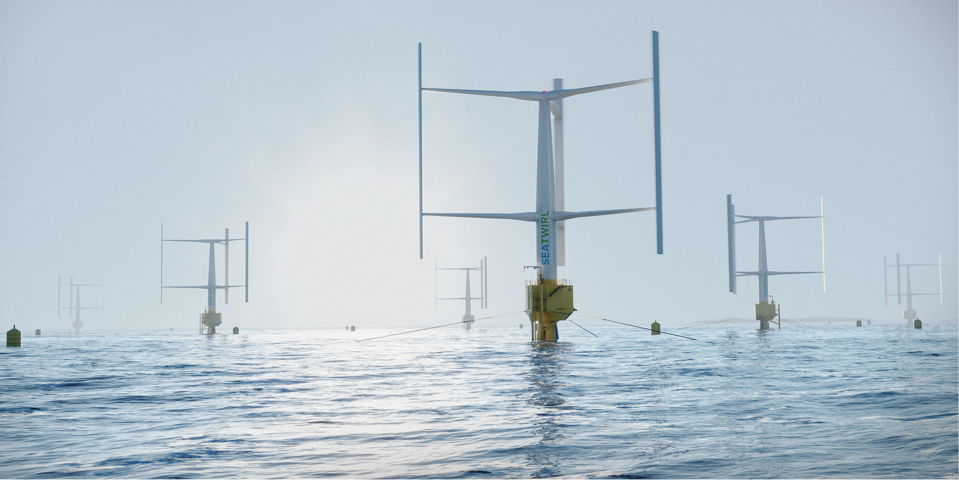 Švédská společnost SeaTwirl vyvíjí nový typ větrných elektráren. Aby byly účinnější, položí je na bok