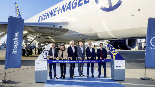 Kuehne+Nagel převzala od Atlas Air Boeing 747-8 Freighter. Poslední vyrobené stroje B747 mají nižší spotřebu paliva i emise oxidu uhličitého
