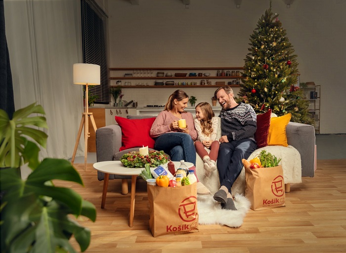 Košík láká v kampani na vánoční nakupování bez front