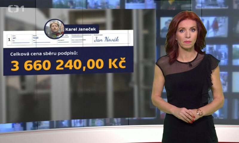 Miliardář Janeček obvinil pořad ČT moderovaný Norou Fridrichovou ze lhaní a manipulace