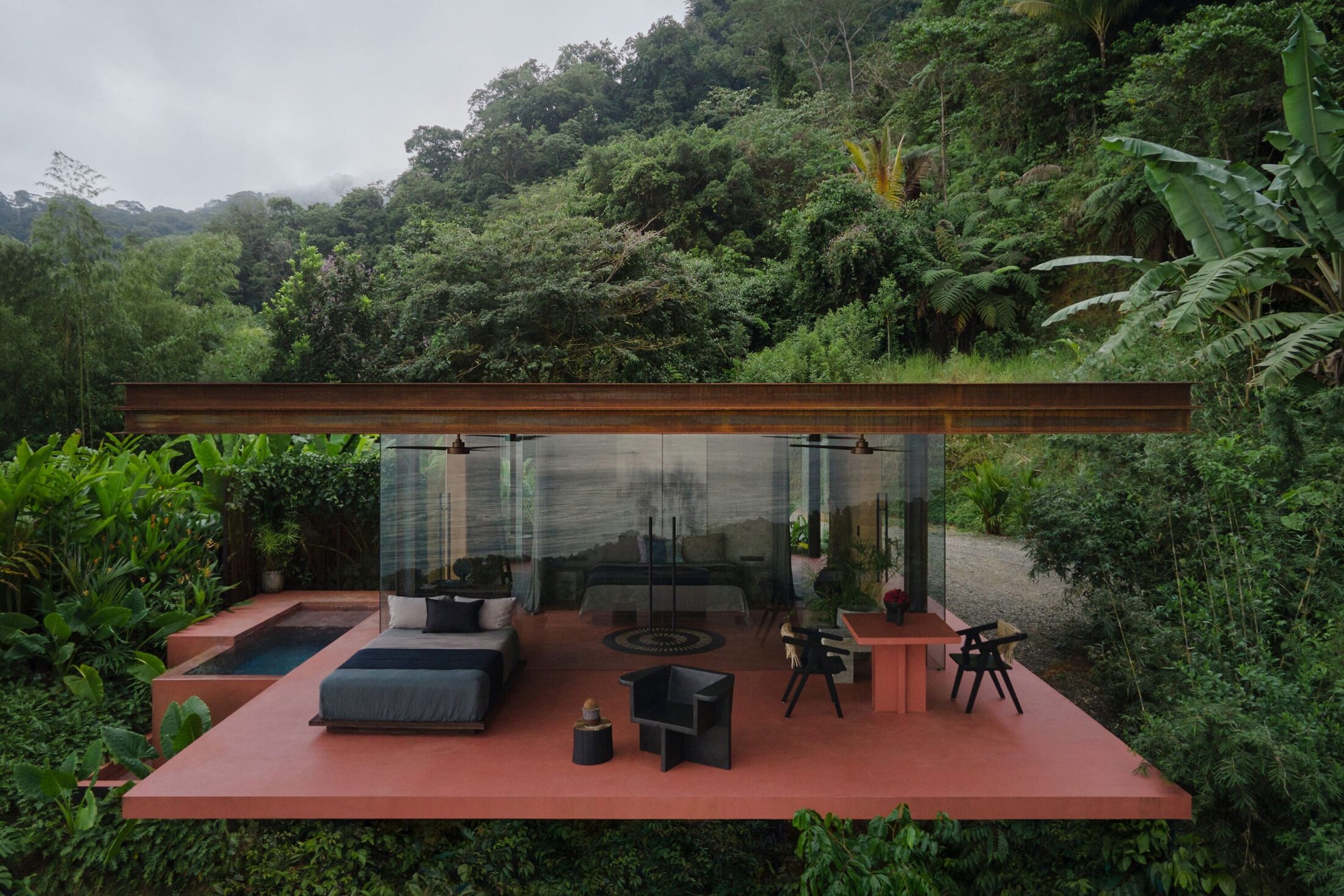 Oáza klidu v džungli. Architektka Štěpánová dokončila další projekt na Kostarice