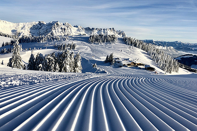 Lekce ekologického lyžování. Rakouský Skiwelt využívá obnovitelné zdroje
