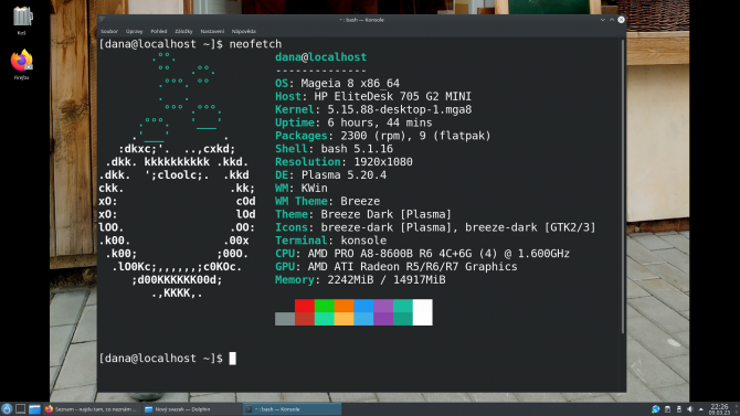 Linux na 8 let starém low-end miniPC