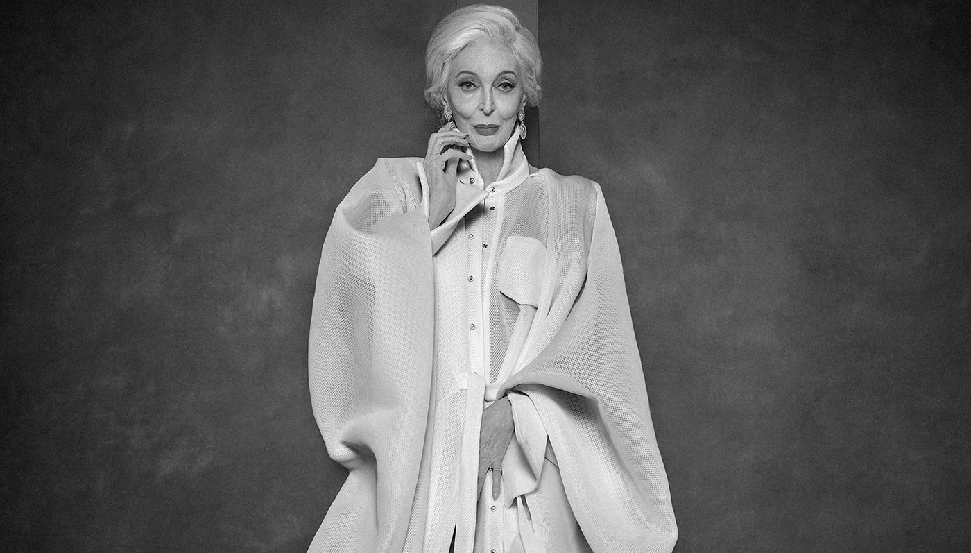 VOGUE editorial: Dubnové číslo má na obálce Carmen Dell’Orefice, nejstarší modelku světa