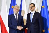 Pavel se v Polsku setkal s premiérem Morawieckým. Řešili vzájemné vztahy i bezpečnost