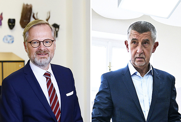 Fiala versus Babiš. Premiér se s šéfem ANO utká v televizní diskusi