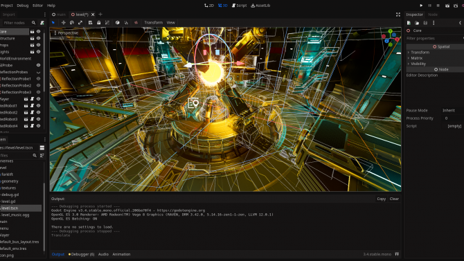 Herní engine Godot i MPV 0.38 vylepšují podporu API Vulkan