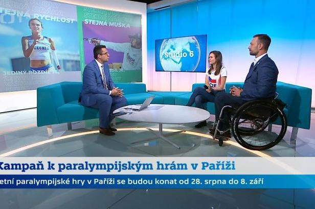 

Sýkora a Jakschová o kampani k paralympijským hrám v Paříži

