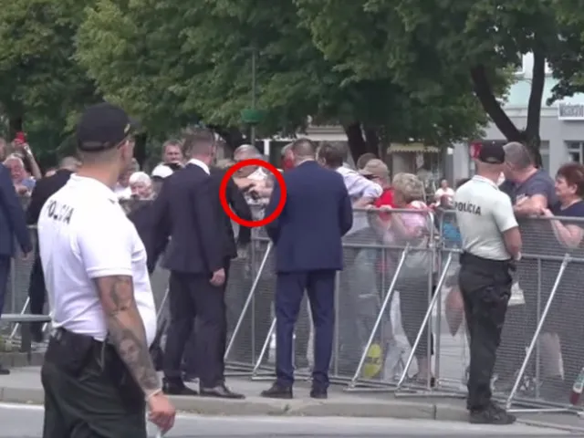 VIDEO: Fico padá na zem, policie likviduje útočníka. Atentát natočila regionální televize
