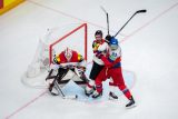 OBRAZEM: Hokejisté si na šampionátu poradili s postrachem favoritů, Rakušanům nasázeli čtyři góly