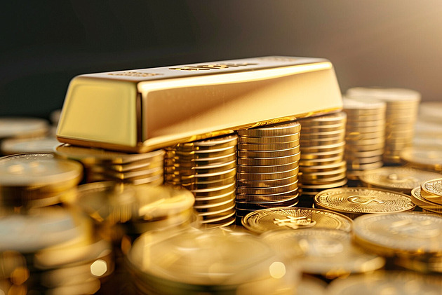Česká republika byla za 1. čtvrtletí na pátém místě na světě v nákupech zlata