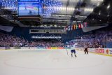 OBRAZEM: I Ostrava žije mistrovstvím světa v hokeji. Ostravar arénu ovládli slovenští fanoušci