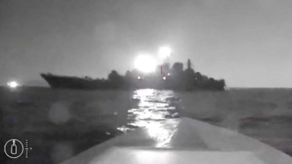 Ukrajinci montují raketomety Grad na námořní drony Sea Baby