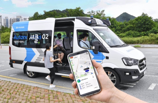 Hyundai bude v Jižní Koreji testovat autonomní službu RoboShuttle